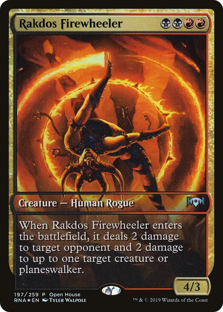 Rakdos Firewheeler (197) (Open House Promos)