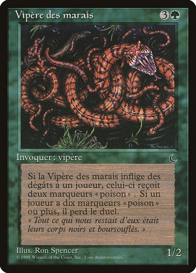 Marsh Viper (French) - "Vipere des marais" (Renaissance)