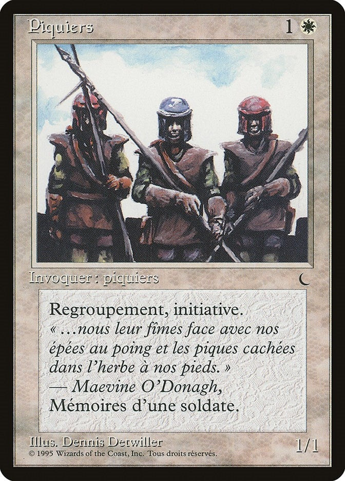 Pikemen (French) - "Piquiers" (Renaissance)