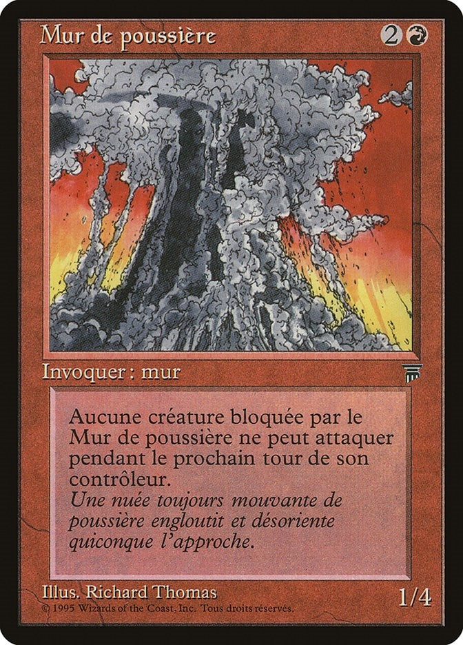 Wall of Dust (French) - "Mur de poussiere" (Renaissance)