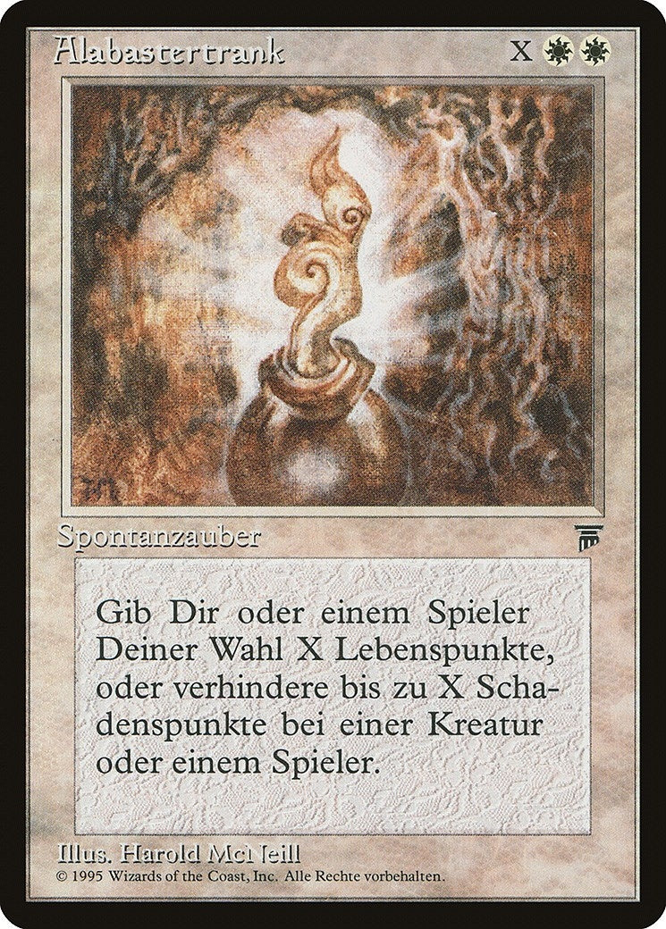 Alabaster Potion (German) - "Alabastertrank" (Renaissance)