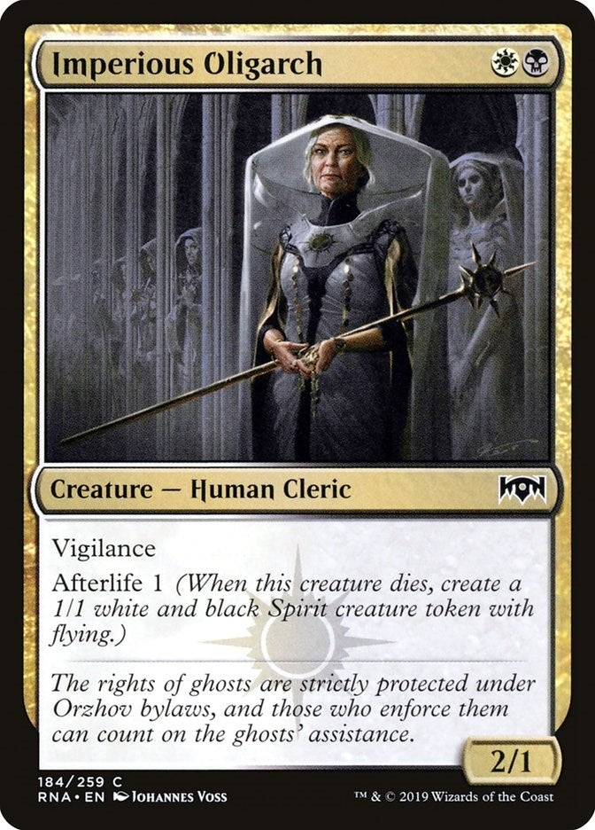 Imperious Oligarch (184) (Ravnica Allegiance)