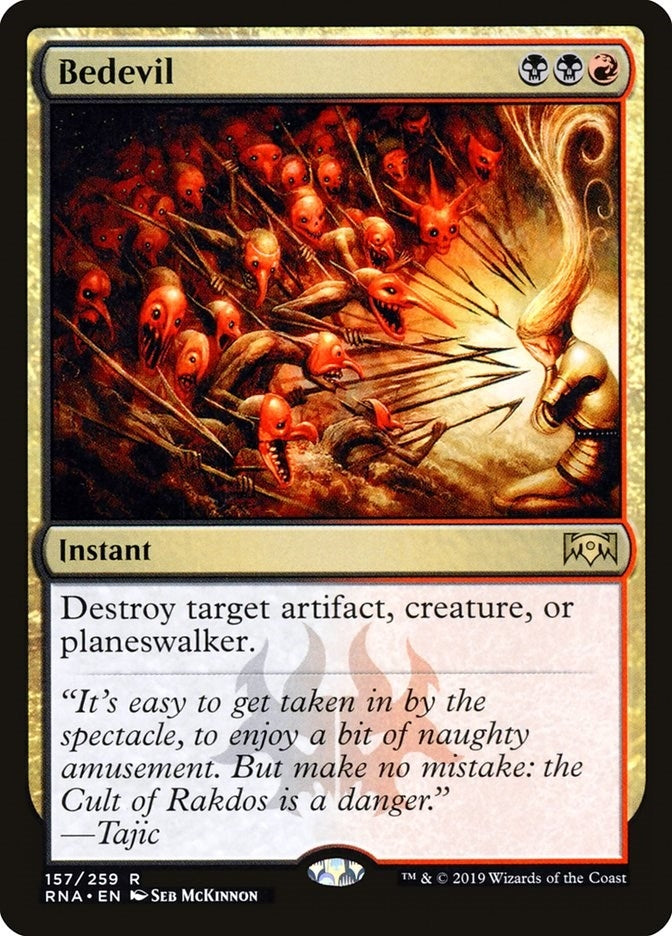 Bedevil (157) (Ravnica Allegiance)