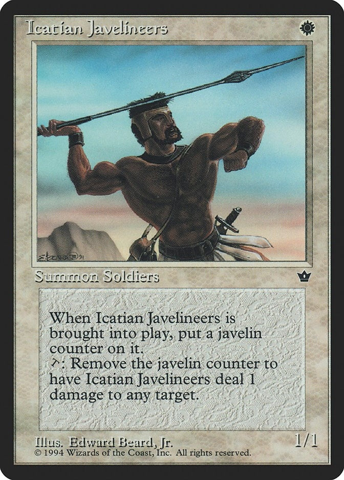Icatian Javelineers (Beard, Jr.) (Fallen Empires)