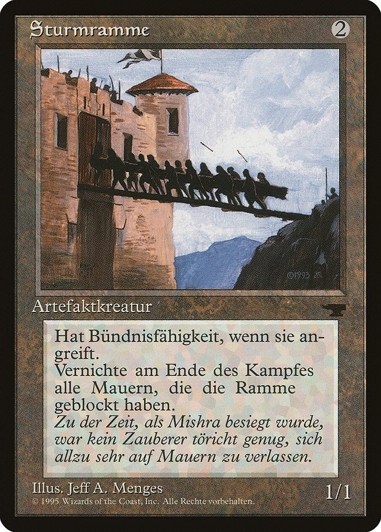 Battering Ram (German) - "Sturmramme" (Renaissance)