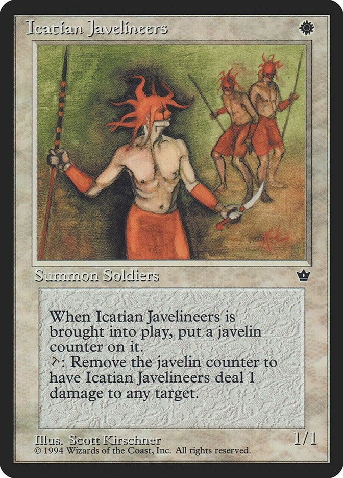 Icatian Javelineers (Kirschner) (Fallen Empires)