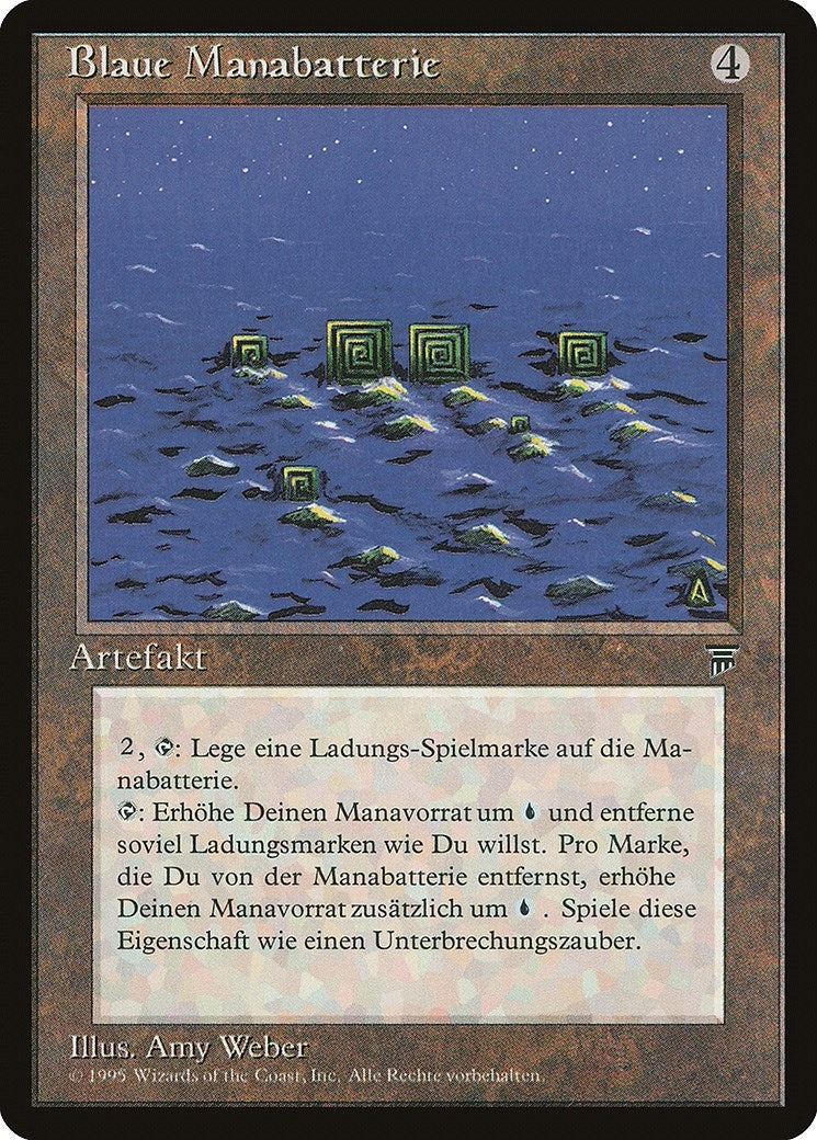 Blue Mana Battery (German) - "Blaue Manabatterie" (Renaissance)