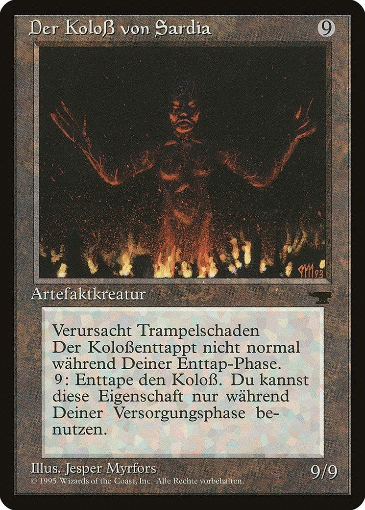 Colossus of Sardia (German) - "Der KoloB von Sardia" (Renaissance)