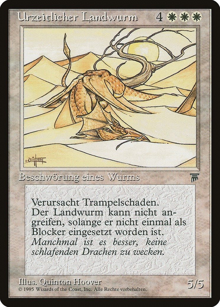 Elder Land Wurm (German) - "Urzeitlicher Landwurm" (Renaissance)