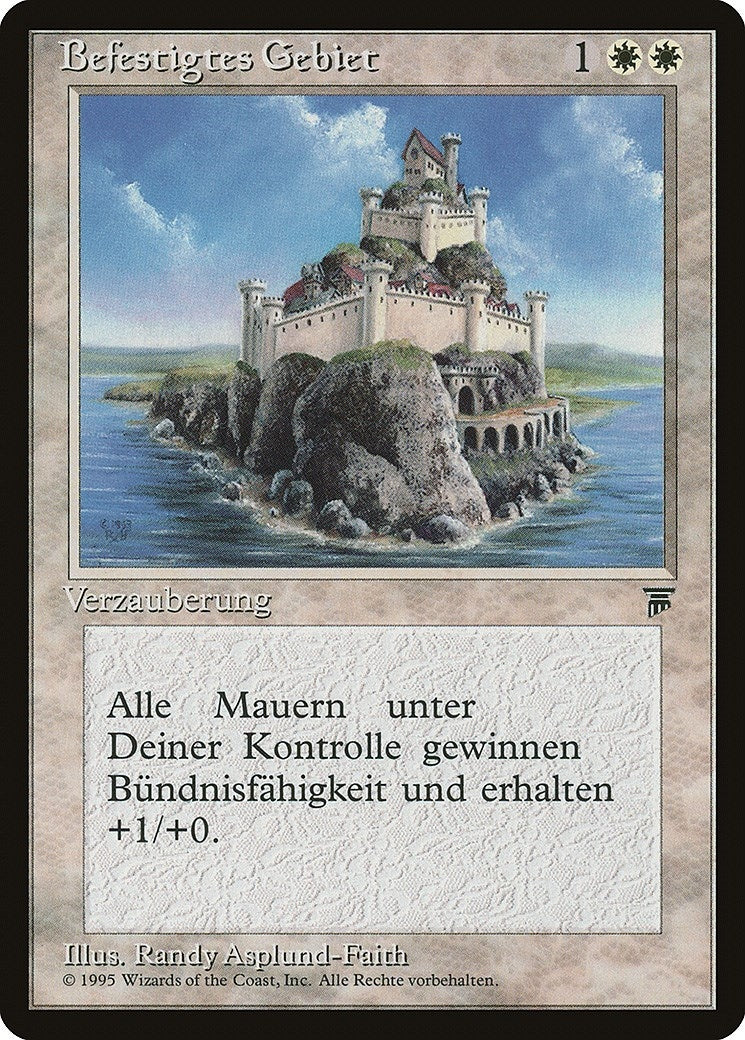 Fortified Area (German) - "Befestigtes Gebiet" (Renaissance)