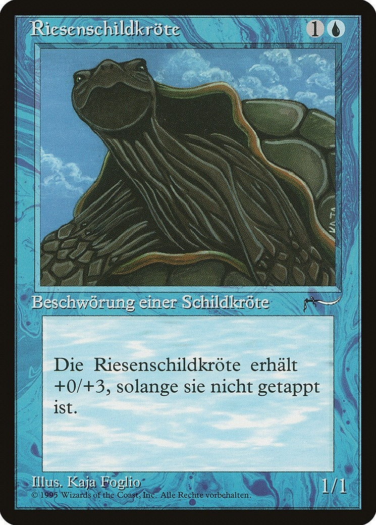 Giant Tortoise (German) - "Riesenschildkrote" (Renaissance)