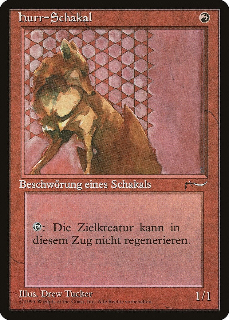 Hurr Jackal (German) - "hurr-Schakal" (Renaissance)
