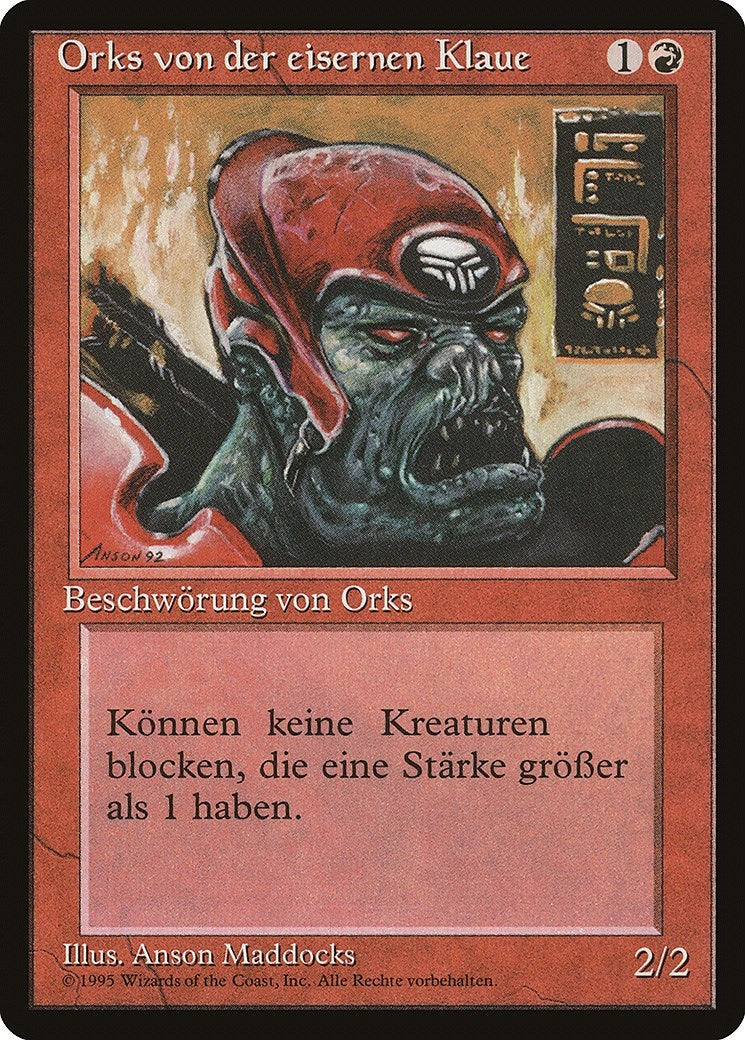 Ironclaw Orcs (German) - "Orks von der eisernen Klaue" (Renaissance)