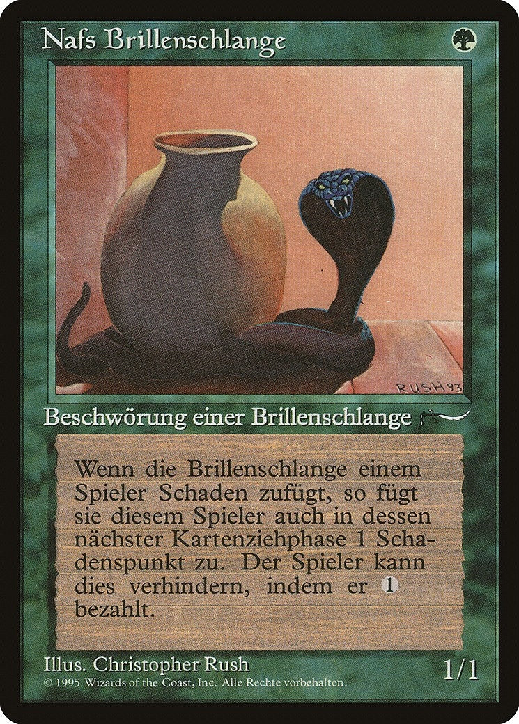 Nafs Asp (German) - "Nafs Brillenschlange" (Renaissance)