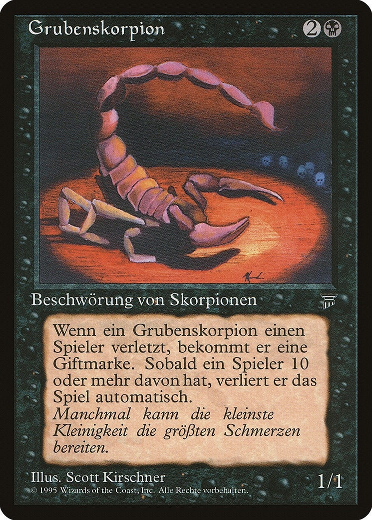 Pit Scorpion (German) - "Grubenskorpion" (Renaissance)