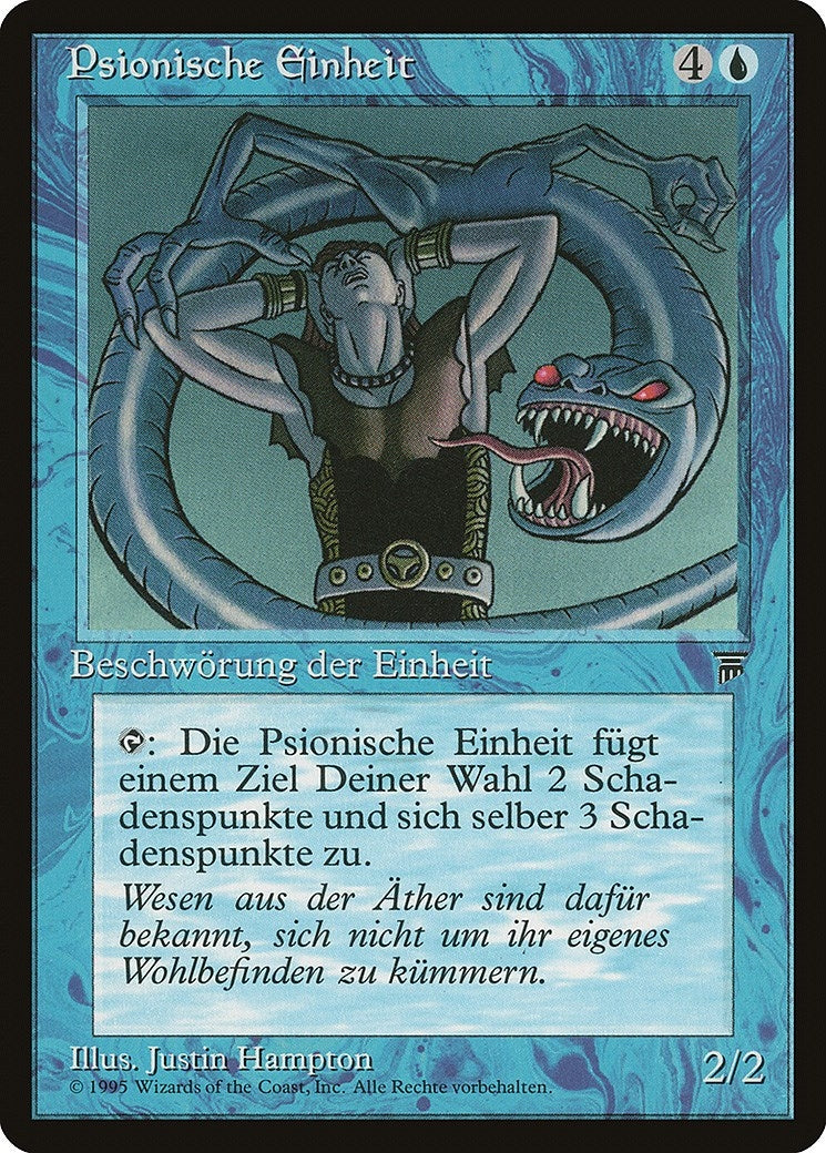 Psionic Entity (German) - "Psionische Einheit" (Renaissance)