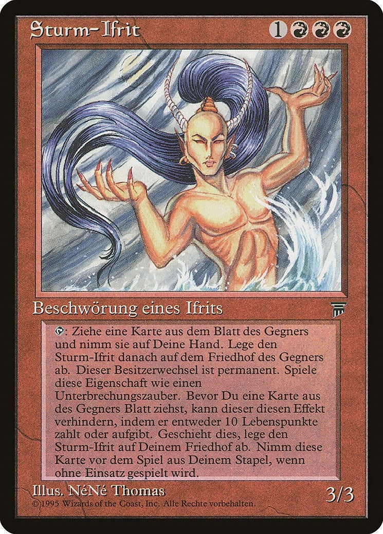 Tempest Efreet (German)- "Sturm-Ifrit" (Renaissance)