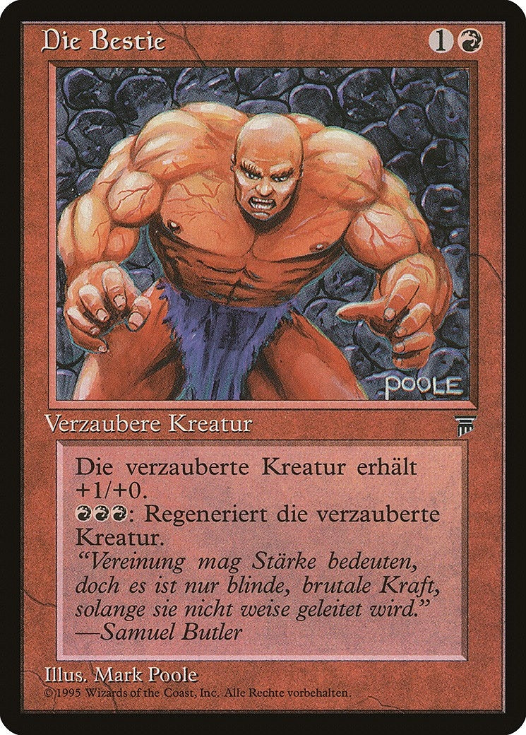 The Brute (German) - "Die Bestie" (Renaissance)