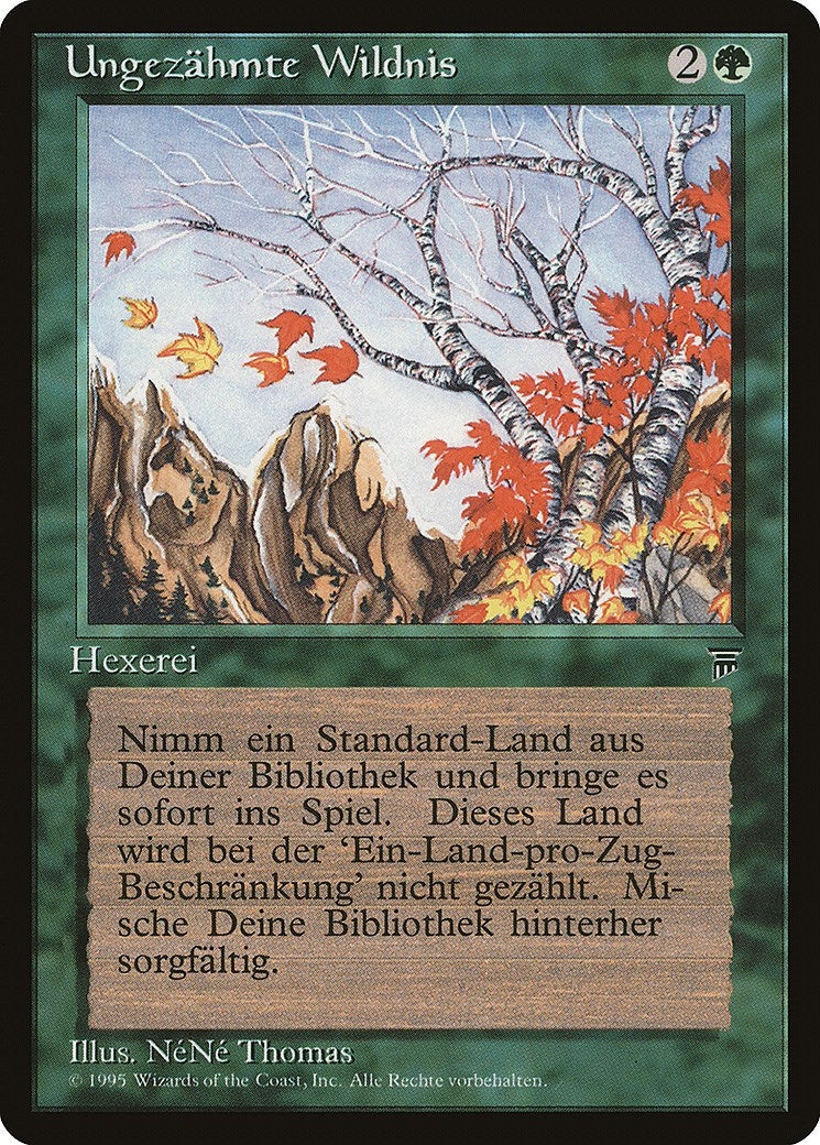 Untamed Wilds (German) - "Ungezahmte Wildnis" (Renaissance)