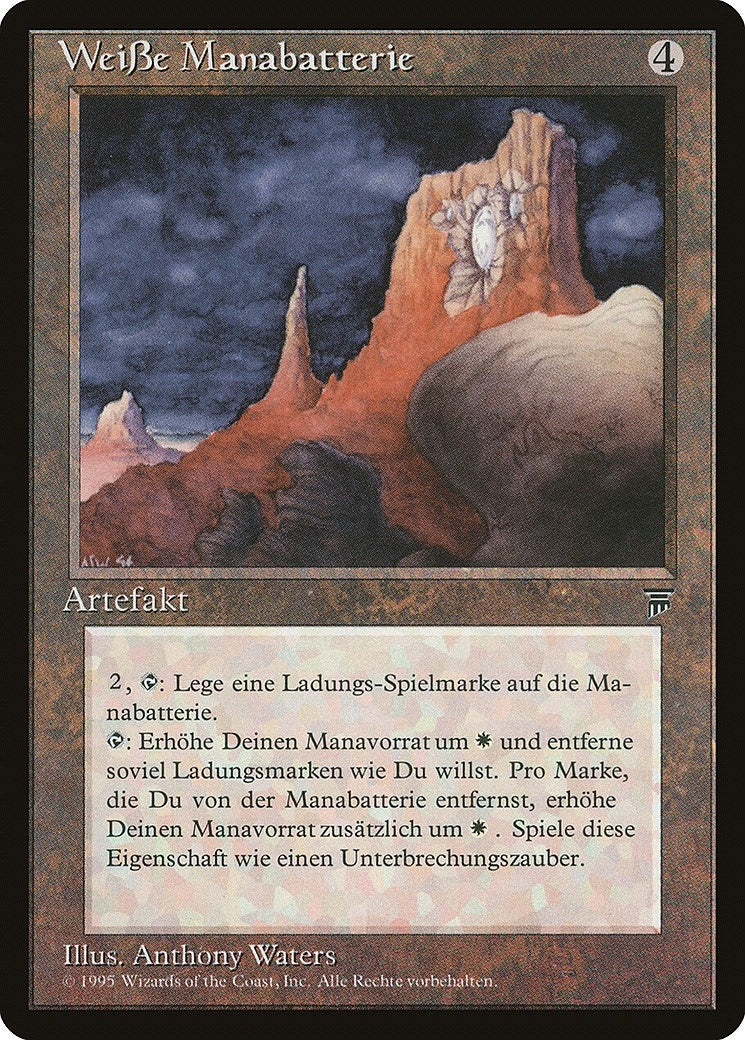 White Mana Battery (German) - "WeiBe Manabatterie" (Renaissance)
