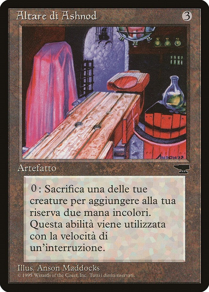 Ashnod's Altar (Italian) - "Altare di Ashnod" (Renaissance)