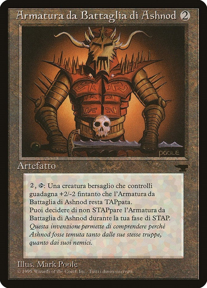 Ashnod's Battle Gear (Italian) - "Armatura da Battaglia di Ashnod" (Renaissance)