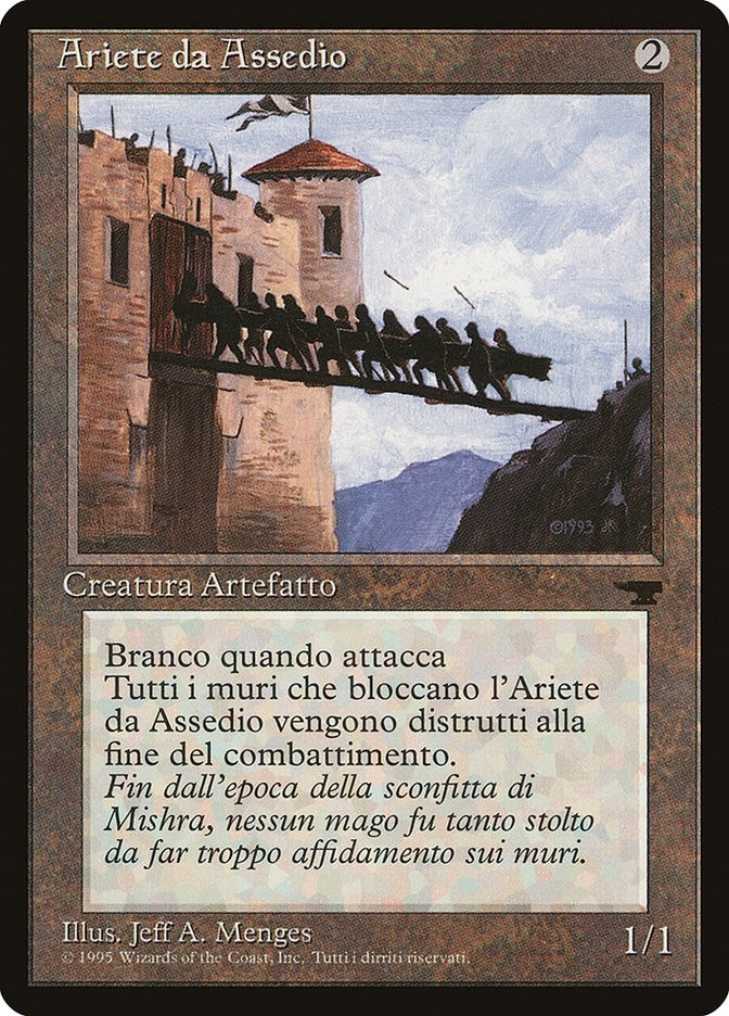 Battering Ram (Italian) - "Ariete da Assedio" (Renaissance)