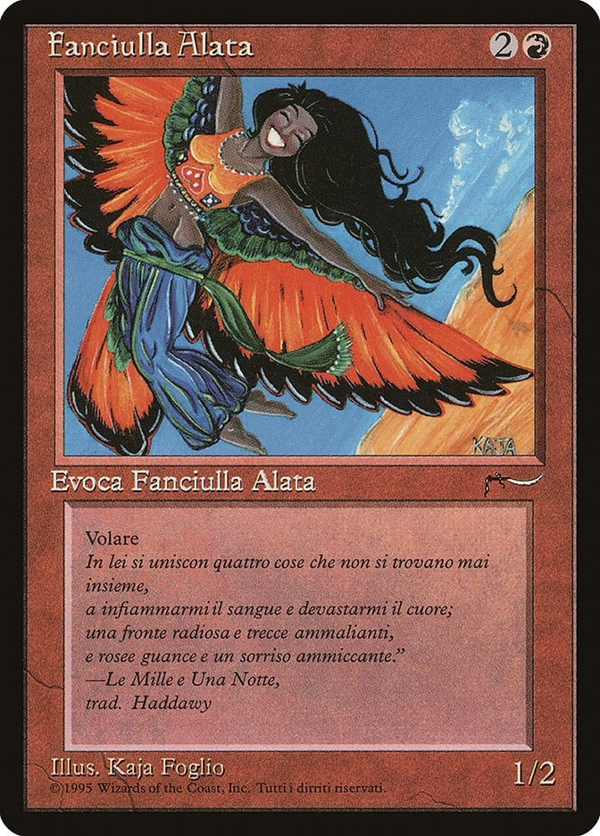 Bird Maiden (Italian) - "Fanciulla Alata" (Renaissance)