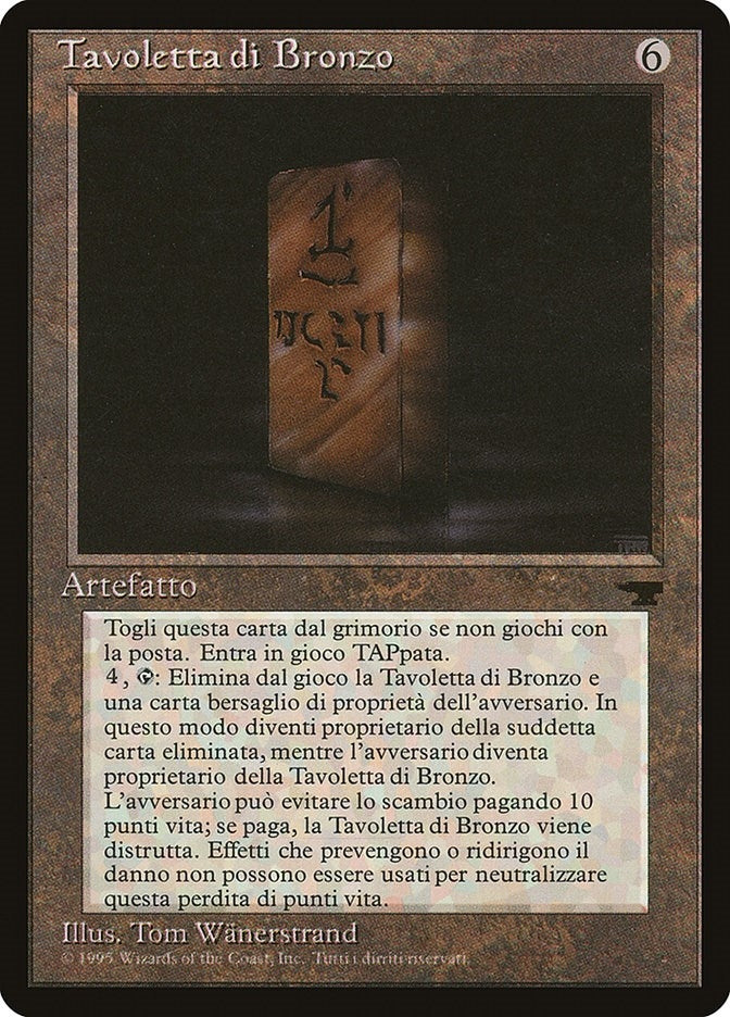 Bronze Tablet (Italian) - "Tavoletta di Bronzo" (Renaissance)