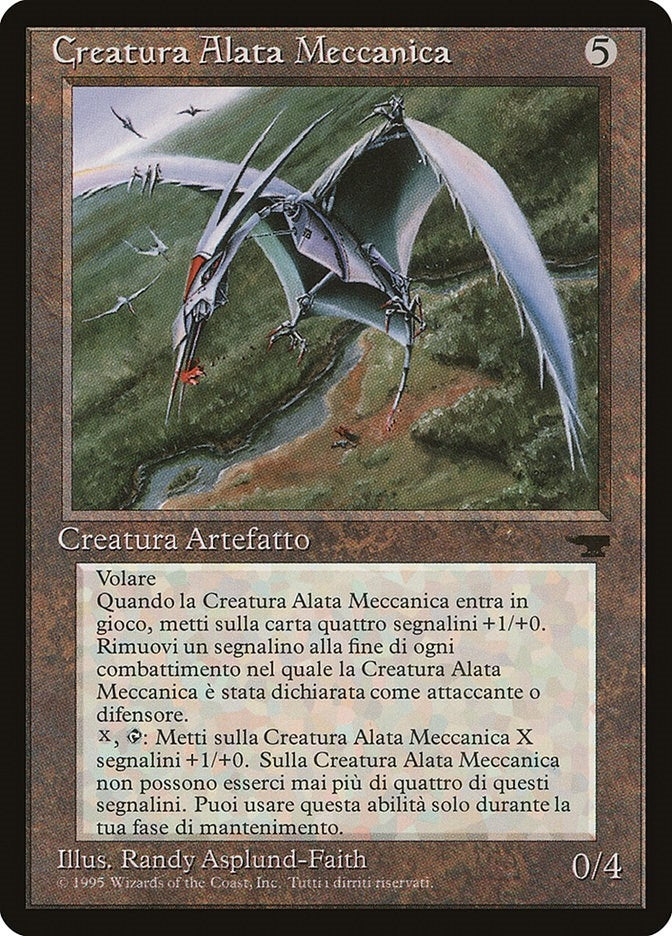 Clockwork Avian (Italian) - "Creatura Alata Meccanica" (Renaissance)