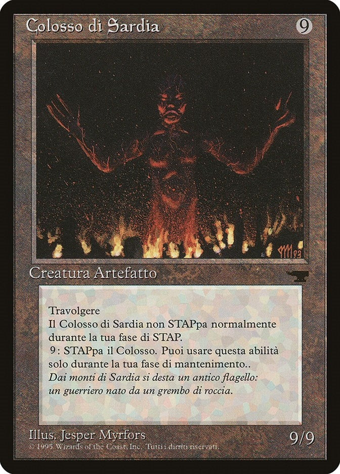 Colossus of Sardia (Italian) - "Colosso di Sardia" (Renaissance)