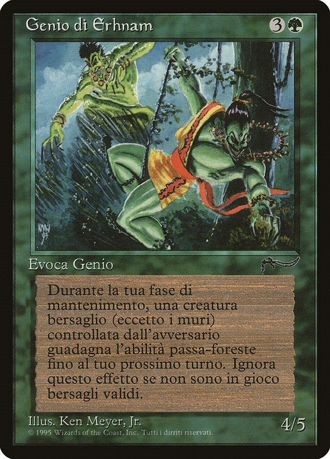 Erhnam Djinn (Italian) - "Genio di Erhnam" (Renaissance)
