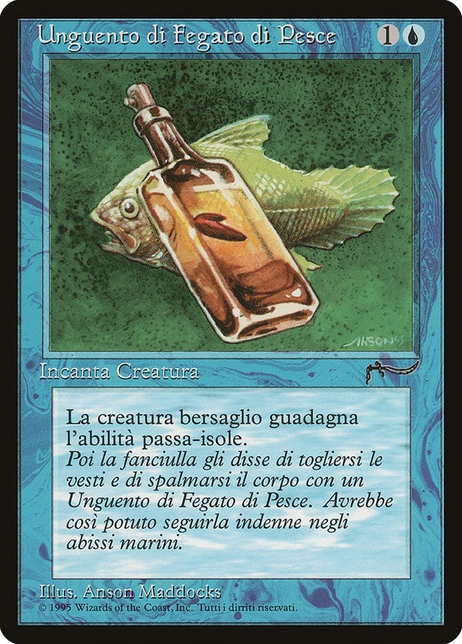 Fishliver Oil (Italian) "Unguento di Fegato di Pesce" (Renaissance)