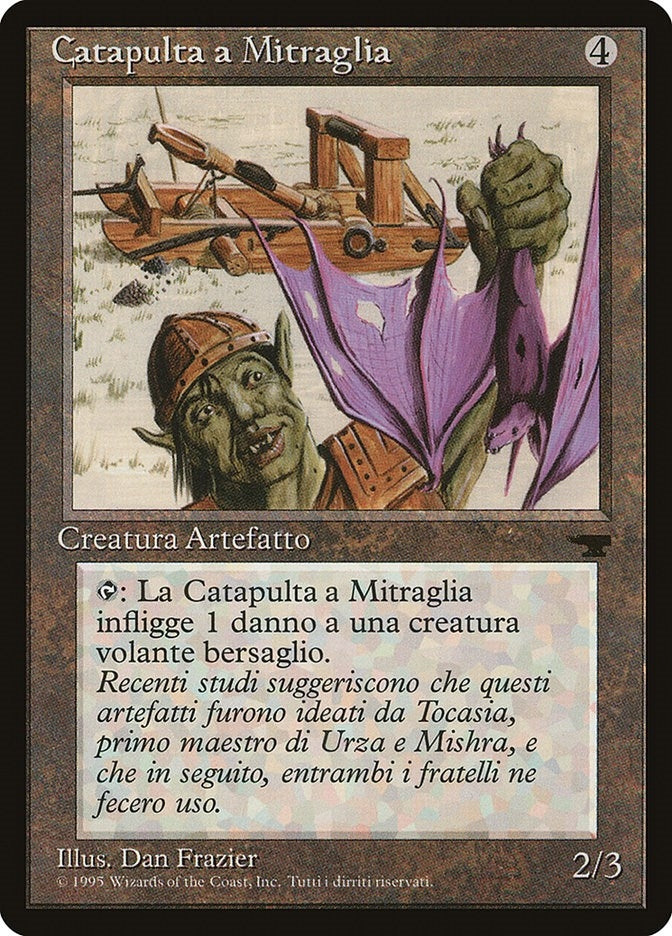 Grapeshot Catapult (Italian) - "Catapulta a Mitraglia" (Renaissance)
