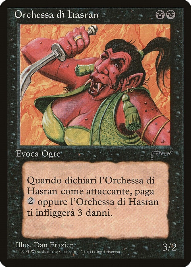 Hasran Ogress (Italian) - "Orchessa di hasran" (Renaissance)