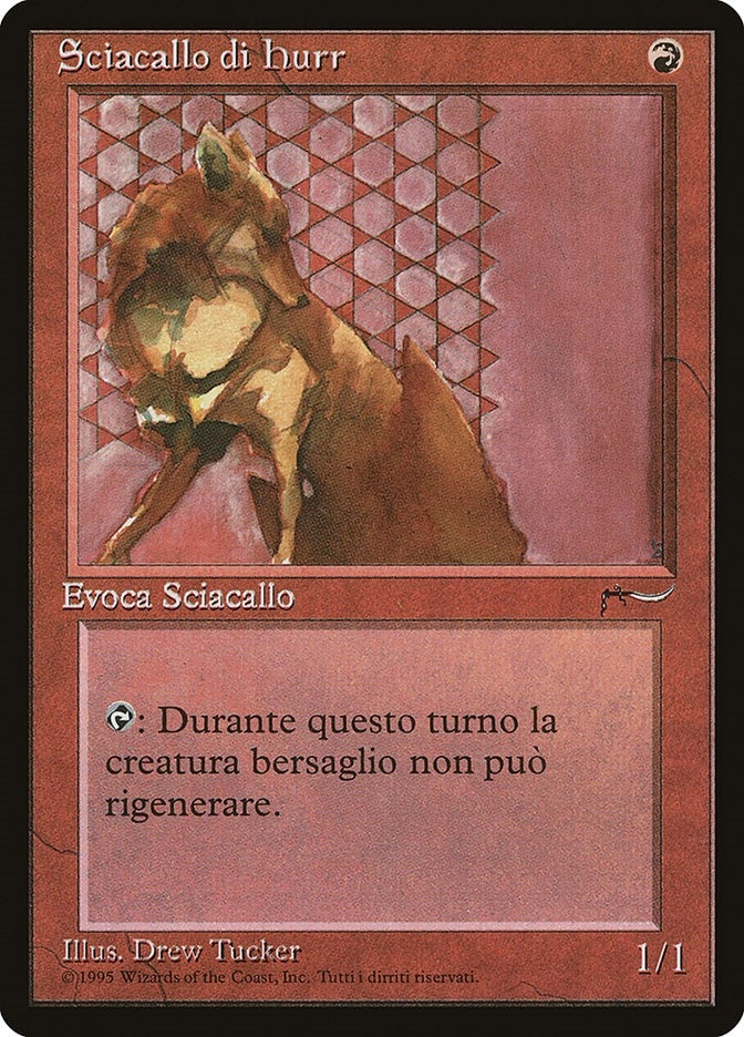 Hurr Jackal (Italian) - "Sciacallo di hurr" (Renaissance)