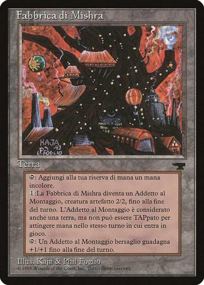Mishra's Factory (Italian) - "Fabbrica di Mishra" (Renaissance)