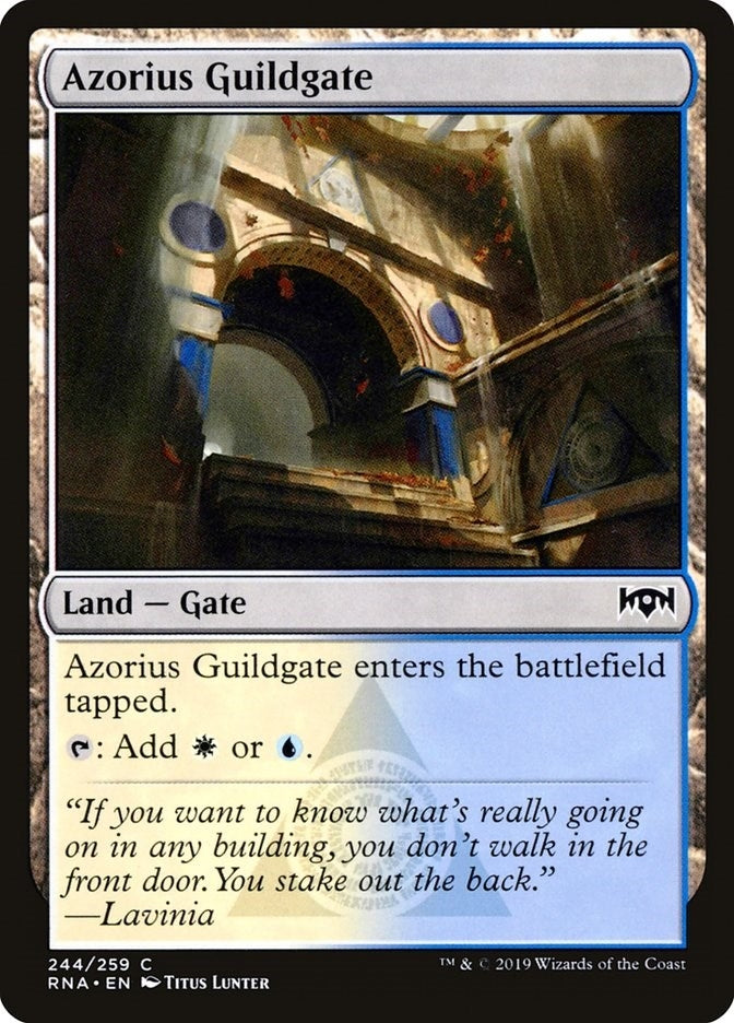 Azorius Guildgate (244) (244) (Ravnica Allegiance)