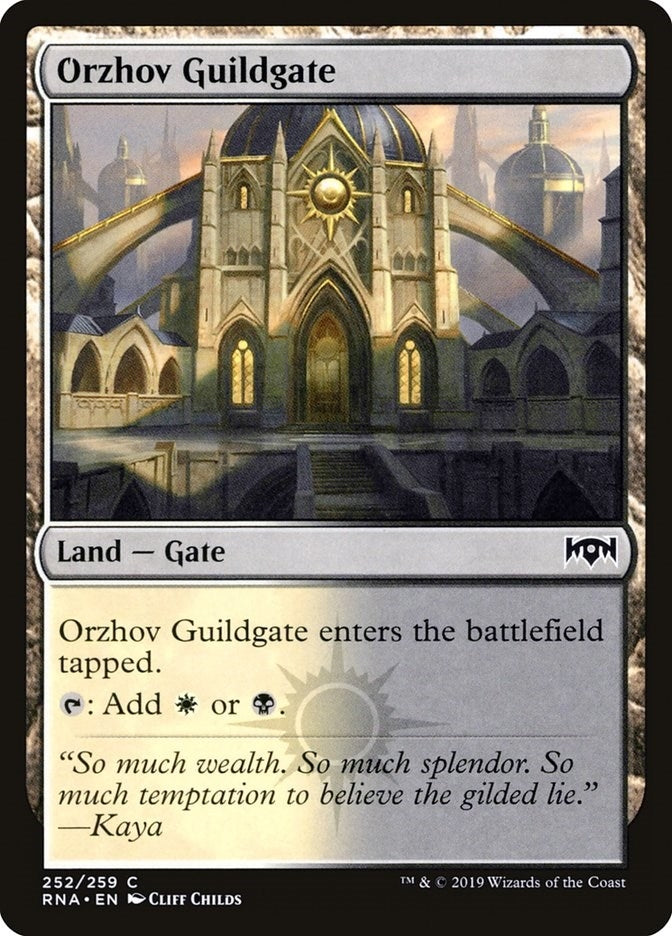 Orzhov Guildgate (252) (252) (Ravnica Allegiance)