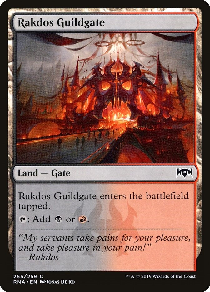 Rakdos Guildgate (255) (255) (Ravnica Allegiance)