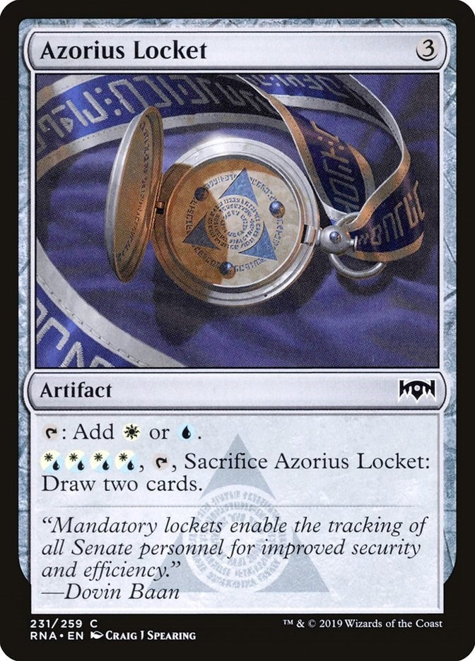 Azorius Locket (231) (Ravnica Allegiance)