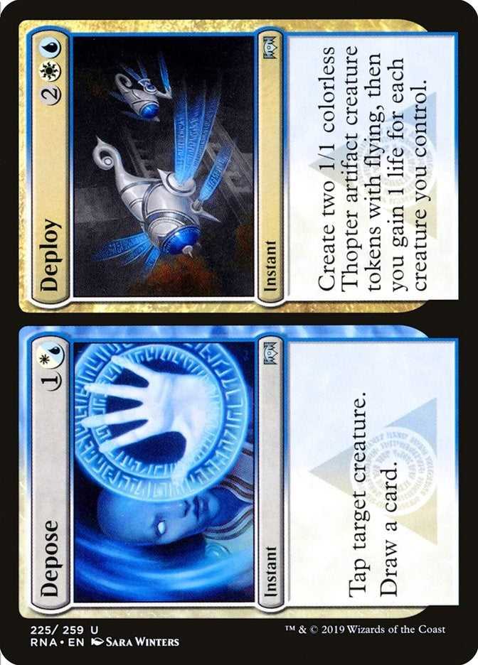 Depose // Deploy (225) (Ravnica Allegiance)