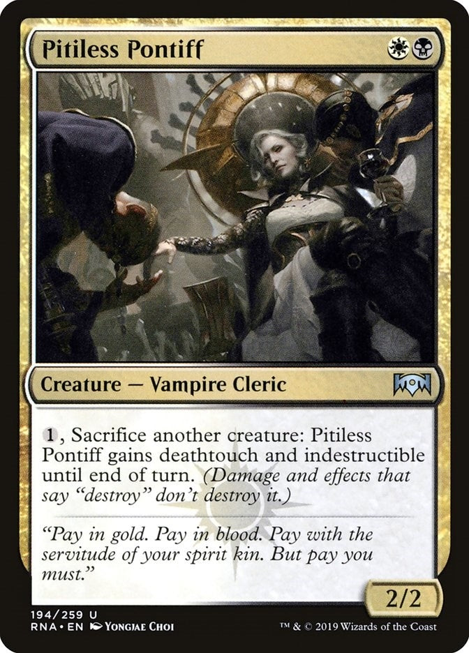 Pitiless Pontiff (194) (Ravnica Allegiance)