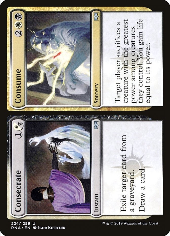 Consecrate // Consume (224) (Ravnica Allegiance)