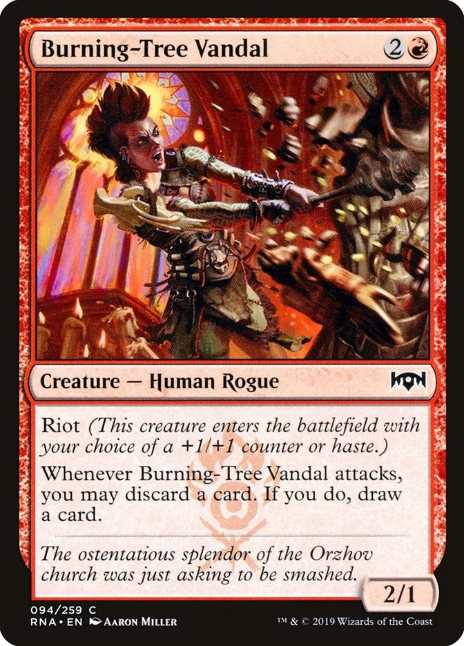 Burning-Tree Vandal (94) (Ravnica Allegiance)