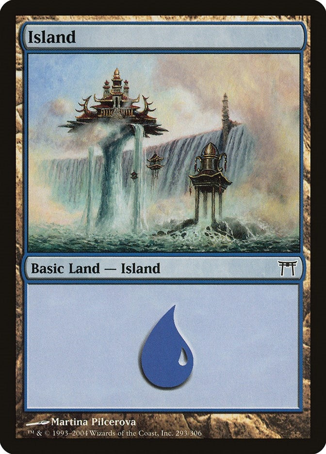 Island (293) (293) (Champions of Kamigawa)