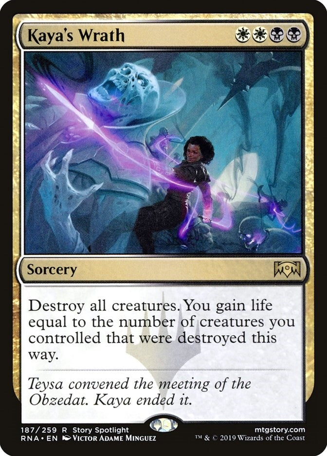 Kaya's Wrath (187) (Ravnica Allegiance)