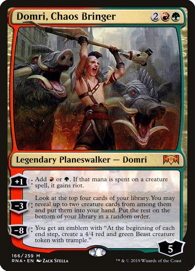 Domri, Chaos Bringer (166) (Ravnica Allegiance)