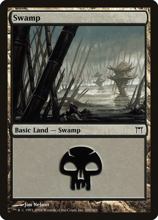 Swamp (296) (296) (Champions of Kamigawa)