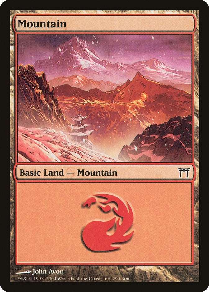 Mountain (299) (299) (Champions of Kamigawa)